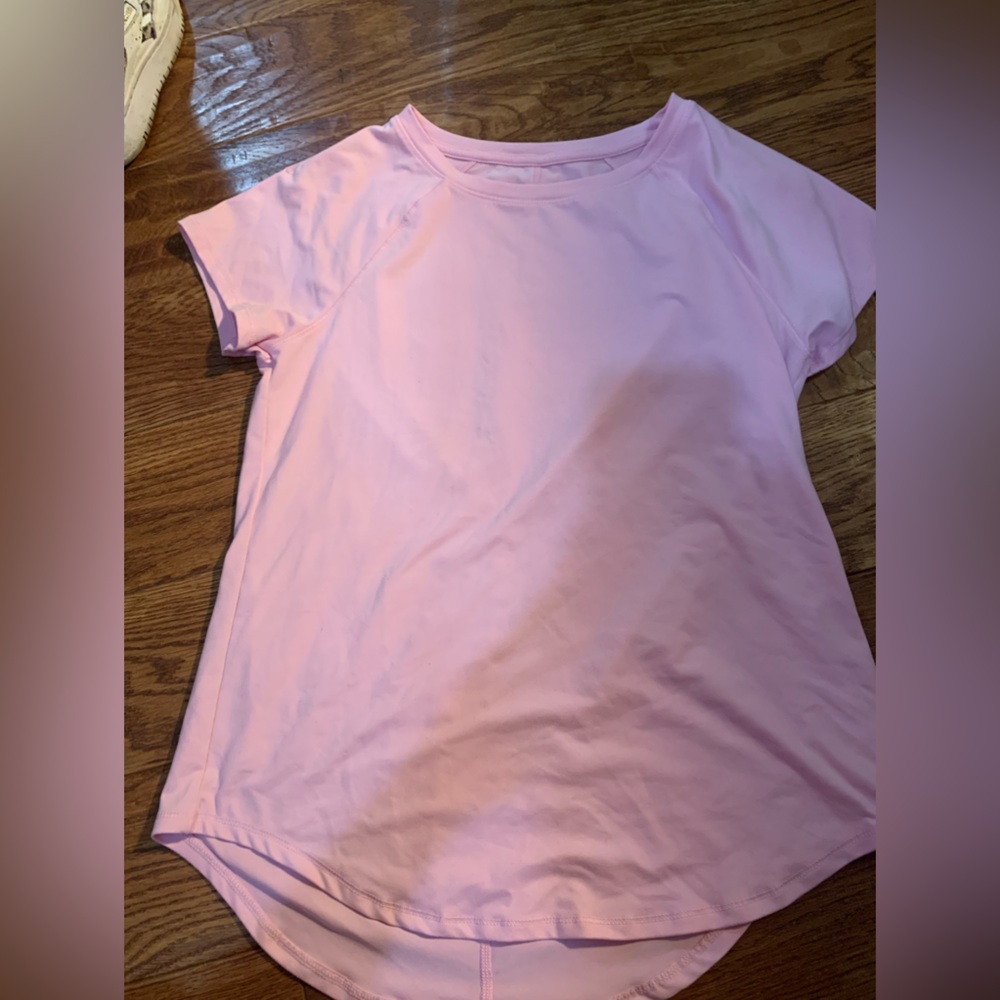 Pink athletic t shirt